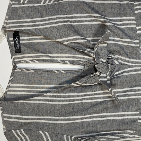 CRYSTAL Sky Midi Romper Sz 3 - Picture 4 of 6